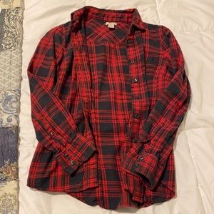 J. Crew Women’s Petite Red Flannel